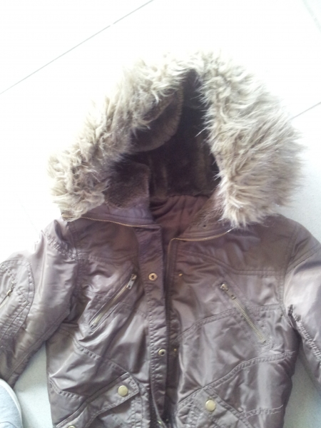 Braune Winterjacke Gr. 38