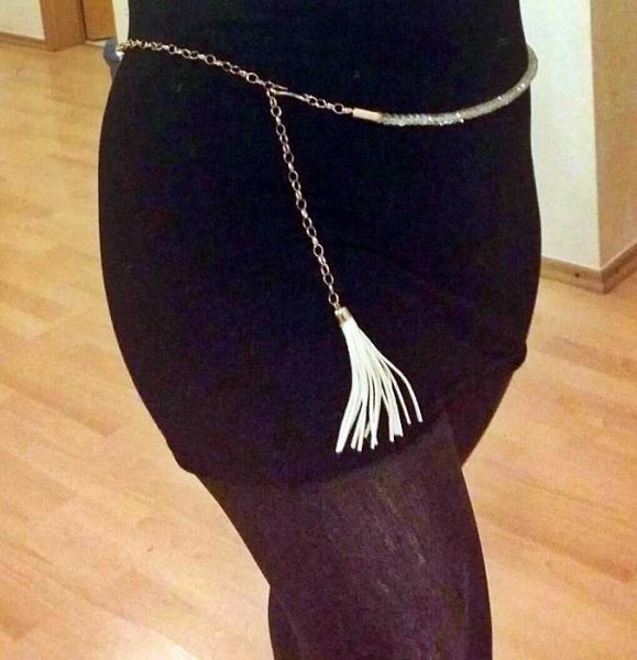 Wunderschöne Schmuck Gürtel aus steinschen / No Name