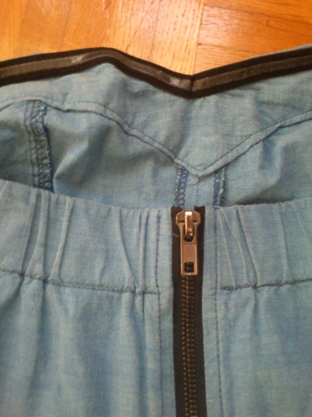 Jeanskleid trägerlos