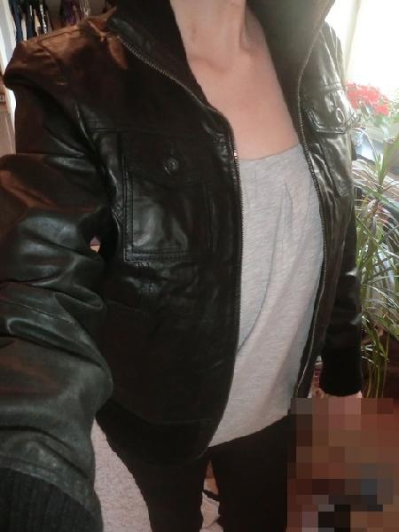 Lederjacke schwarz ECHTES leder