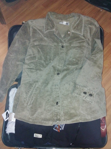 Cordjacke braun