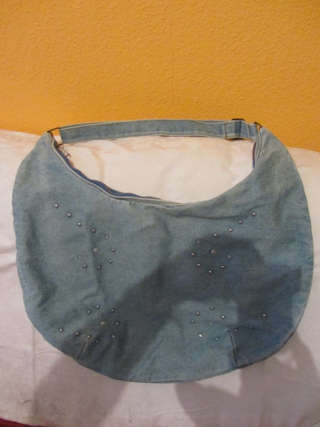 Jeans Tasche mit Nieten