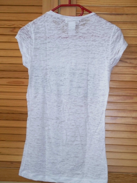 BABY PHAT// Weißes transparentes Long-Shirt Hip Hop NEU Gr. 34/ 36