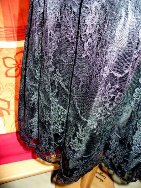Spitzenkleid Bustierkleid schwarz Gothic