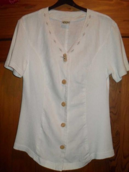 Leinen-Landhausshirt
