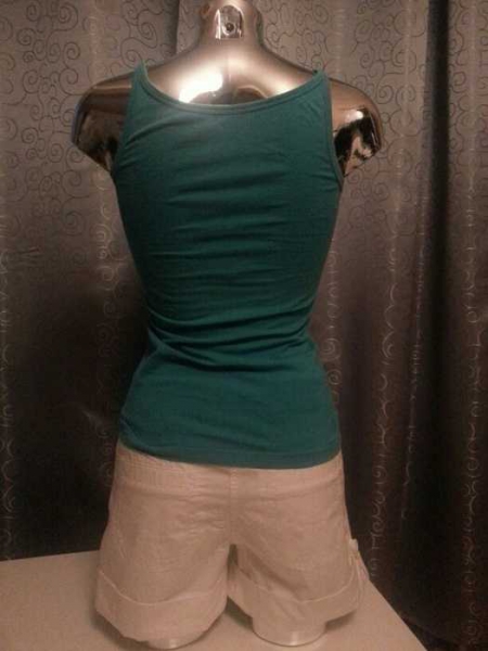 Basic Top grün türkis