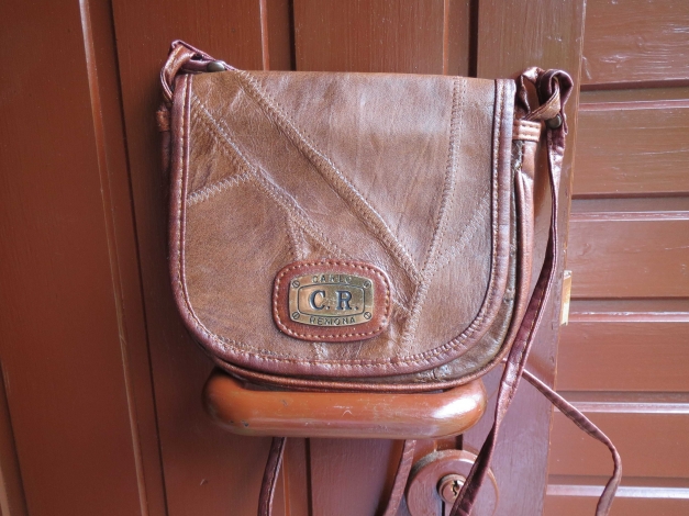 Vintage Tasche,klein,braun,Leder