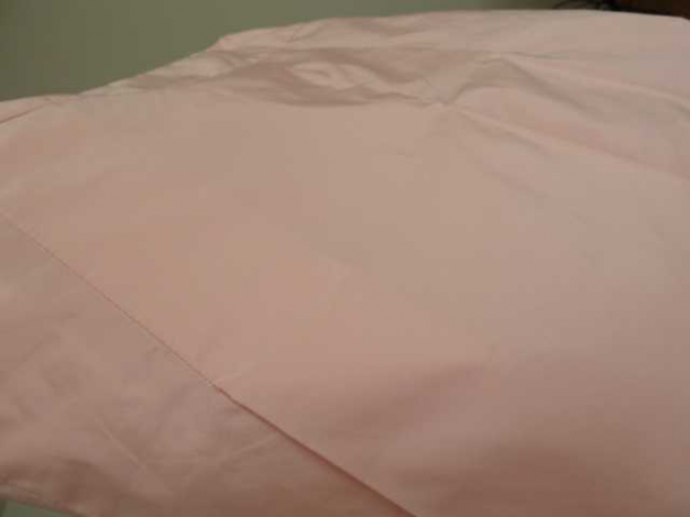 Faltenrock, rosa / pink, pastell, glitzer, Schimmer, Größe 34 / 36