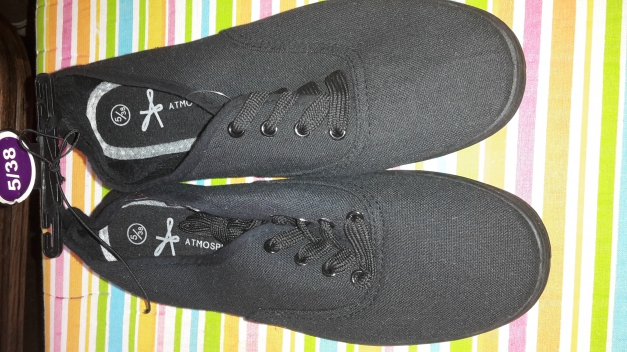 Schwarze Schuhe 