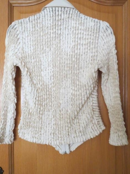 Bluse,Reißverschluss,creme-ecru