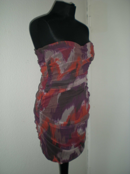 Popiges Bandeau Kleid von POP Art London