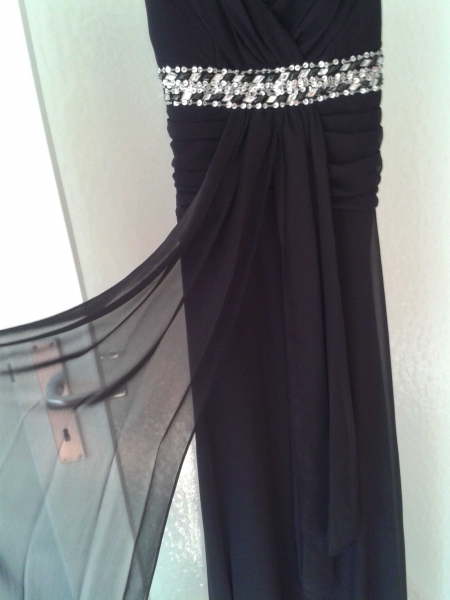 Langes schwarzes Abendkleid * Abiball * Silvester
