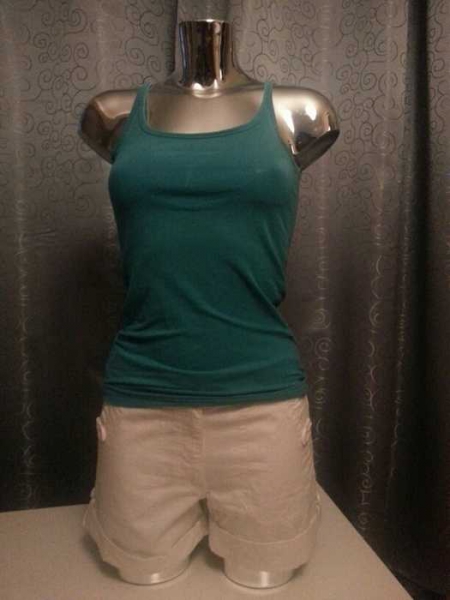 Basic Top grün türkis