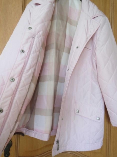 Jacke, Steppjacke, Gr.42/M, hellrosa, neu