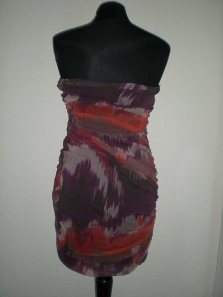 Popiges Bandeau Kleid von POP Art London