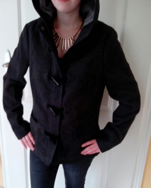 Graue Jacke