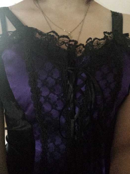 Bezauberndes Gothik Tyll-Kleid Lolita