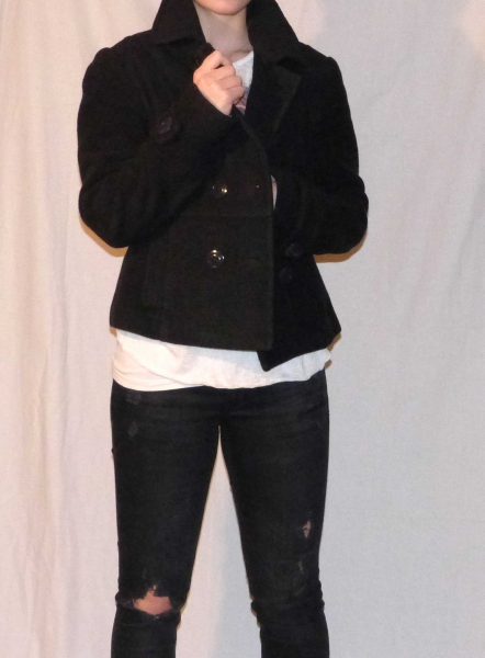 schwarze Jacke