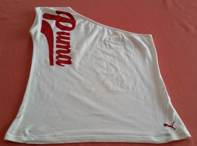 Weißes One-Shoulder Top von Puma