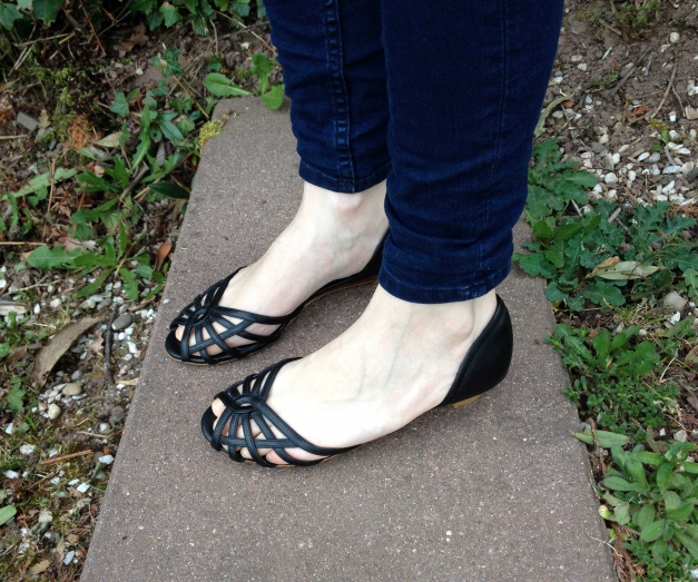 Oasis Sommer Sandalen mit kleinem Keilabsatz schwarz Gr. 36 - 36,5