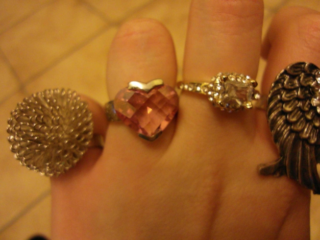 Fingerring echt silber mit Herz