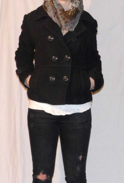 schwarze Jacke