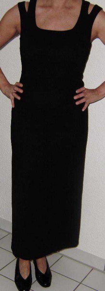 Wunderschönes elegantes schwarzes Business Kleid Gr. 38