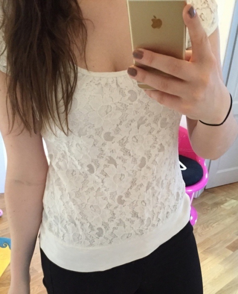 weißes H&M Shirt!