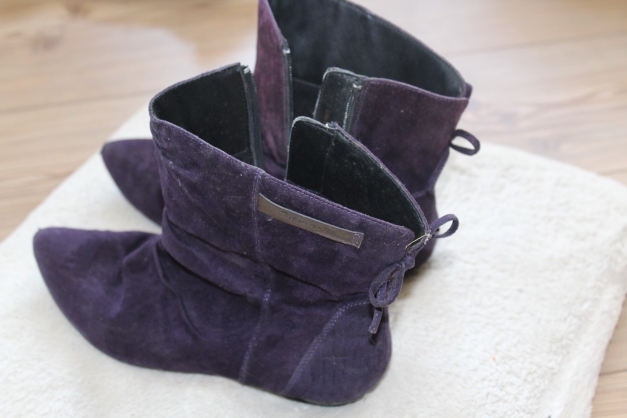 Stiefeletten, lila