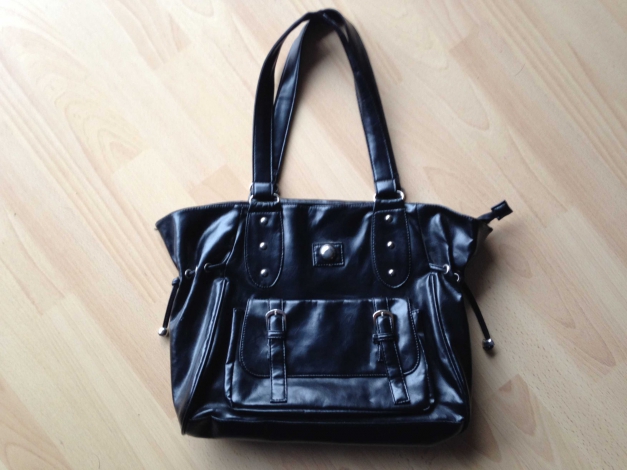 Handtasche, Umhängetasche, schwarz