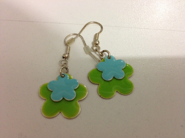 Blumen ohrringe