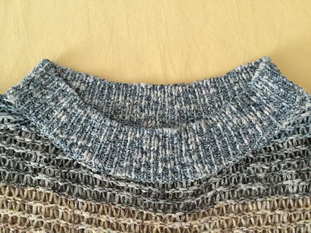 Long-Pullover / Häkel-Pullover
