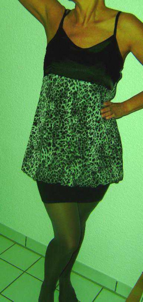 Extravagantes Ballonkleid bzw. Top in der Gr. ca. 40