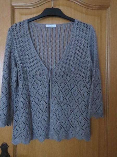 Strickjacke, sehr schön , grau