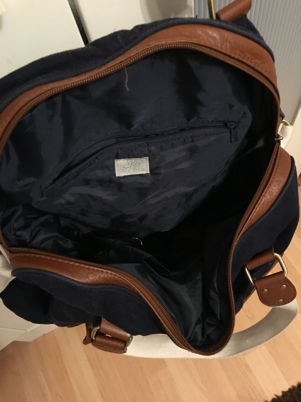 Tasche shopper blau h&m
