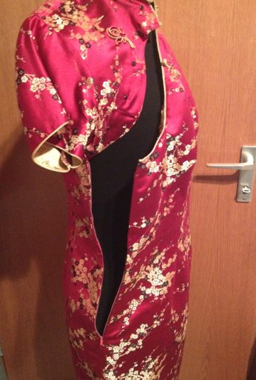 True Vintage Seidenkleid im Asienstil