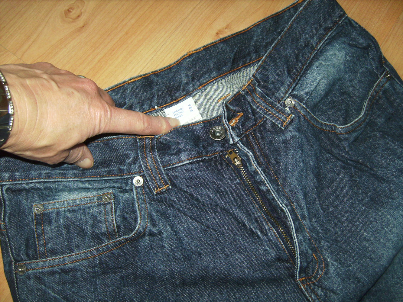 John baner Gr. 48, Herrenjeans blau, weiter Beinschnitt, Jeans loose Fit