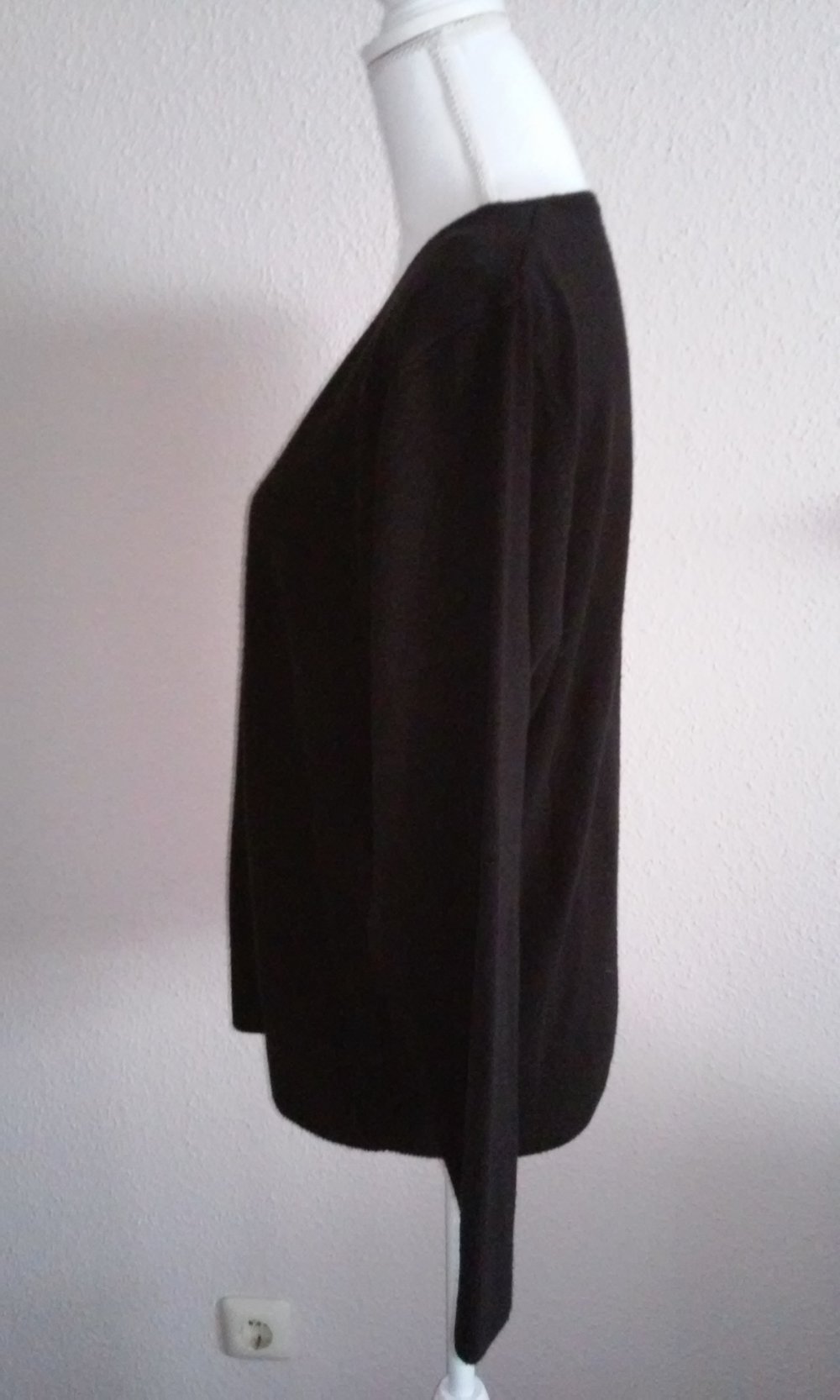 Strickjacke Jacke Cardigan Shirt Pulli schwarz 