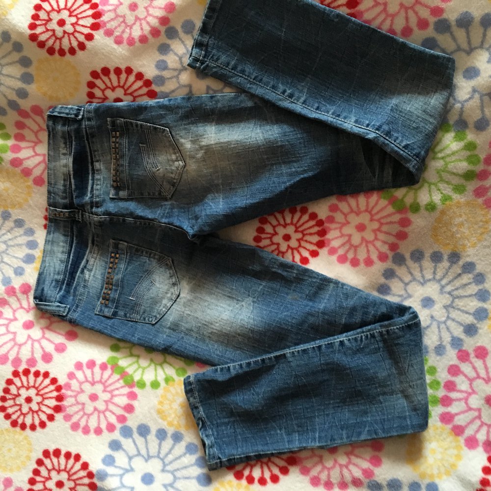 Jeans, strech, Röhre