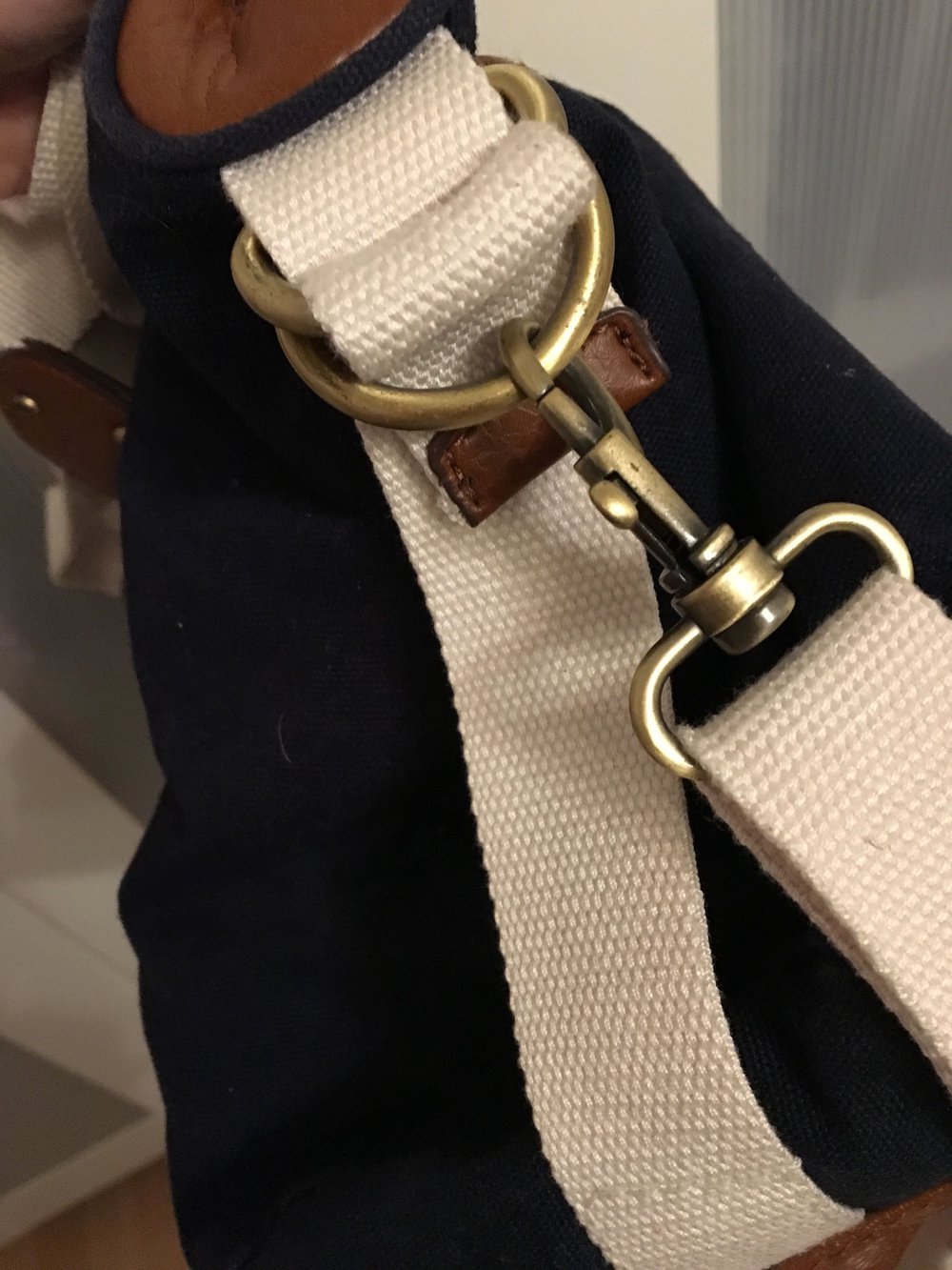 Tasche shopper blau h&m