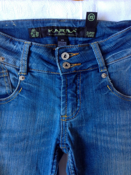 Super Jeans von Karma Denim in Größe XS