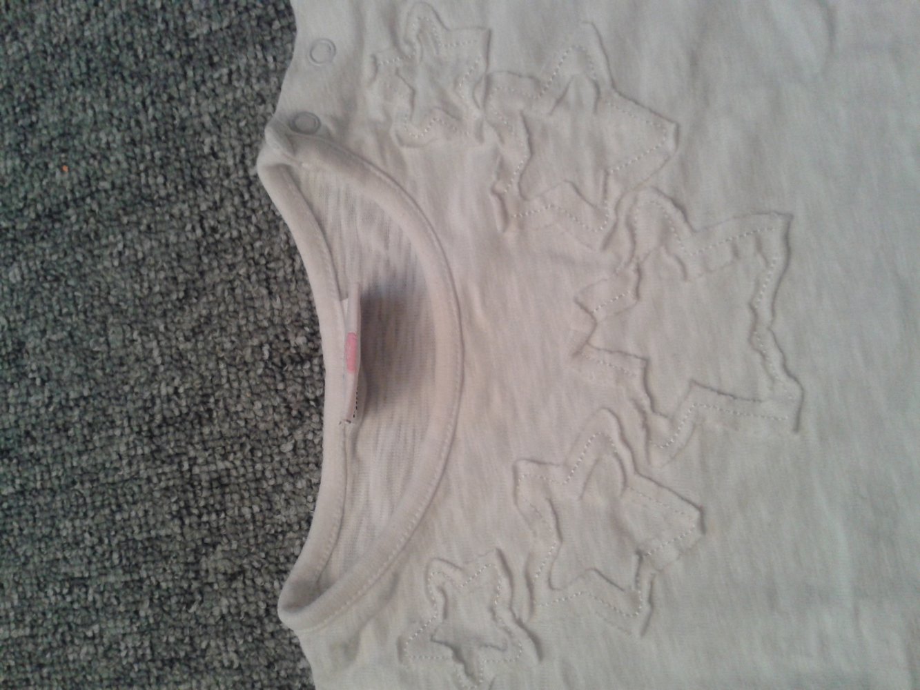 Shirt weiß Sterne