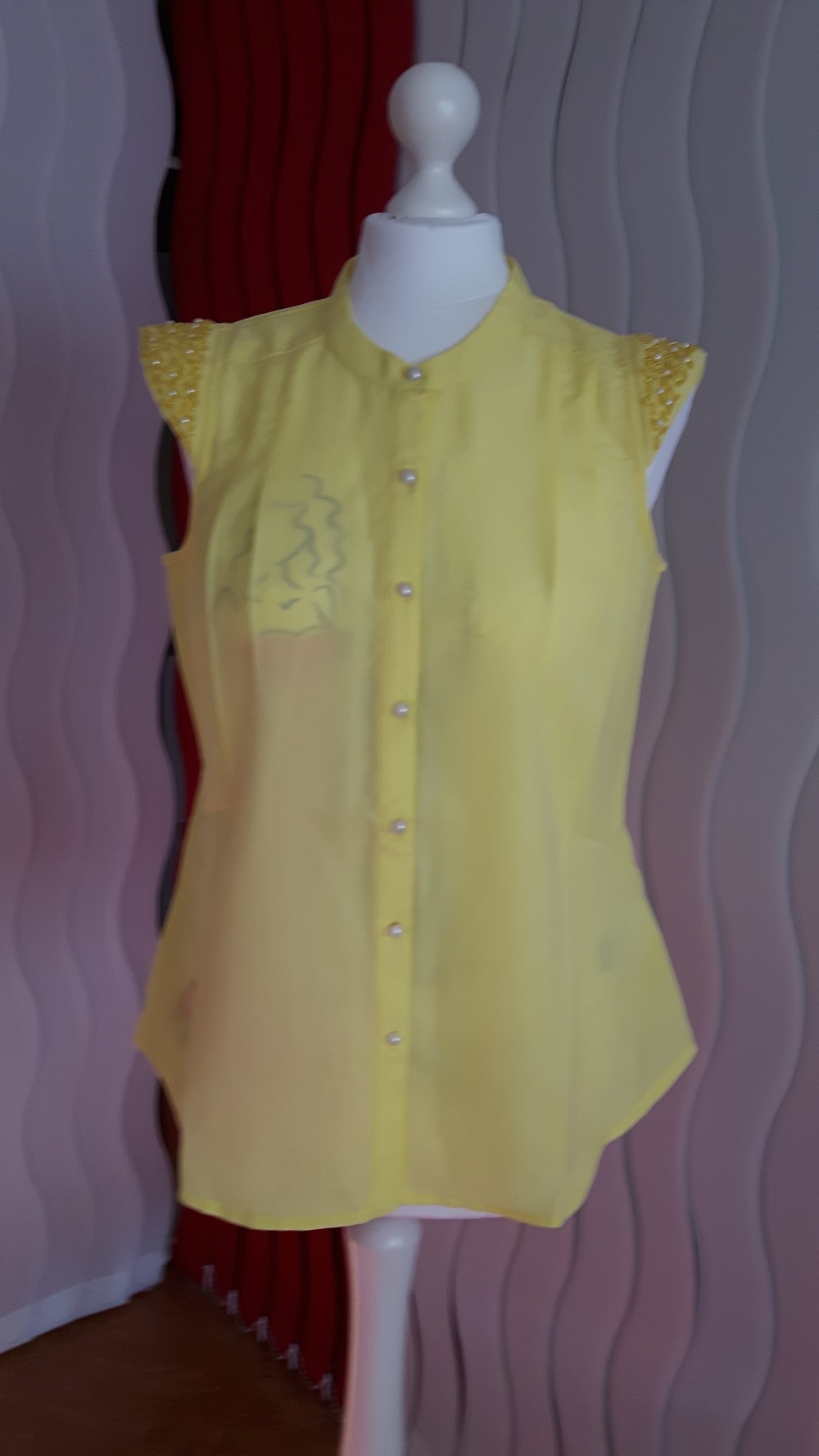 Bluse gelb 