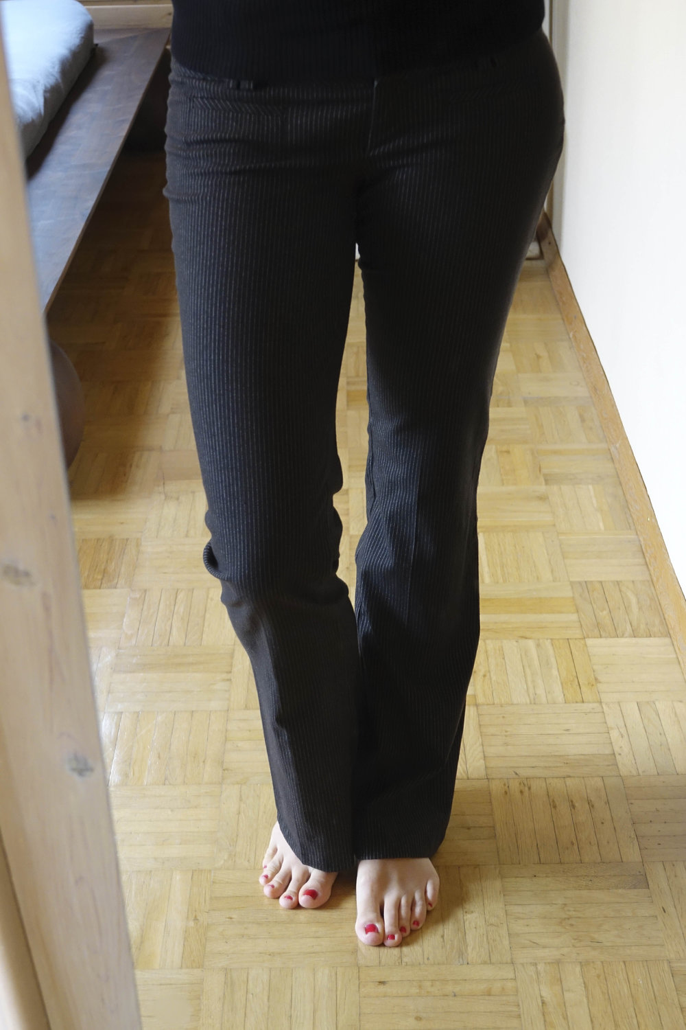 Schicke Nadelstreifenhose
