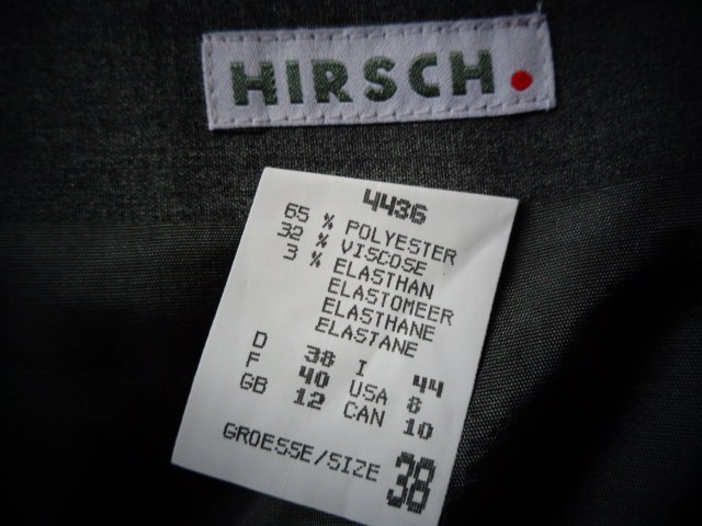 Rock, Gr. 38, anthrazit, Marke: Hirsch