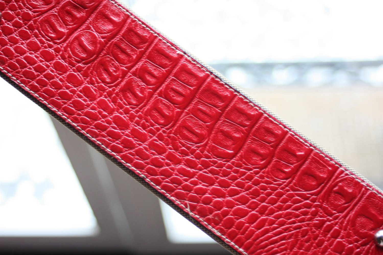 Handtasche Prada Milano, beige, rot