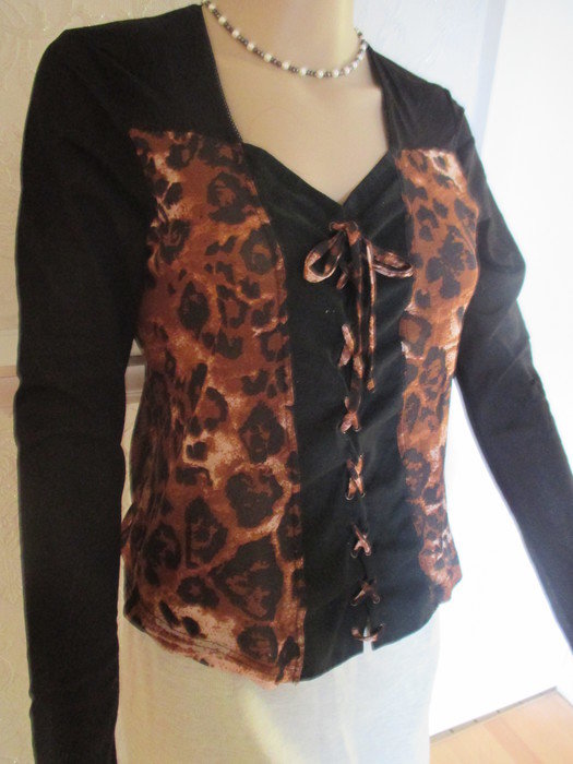 NEU Langarm Longsleeve Animal Leo T- Shirt 