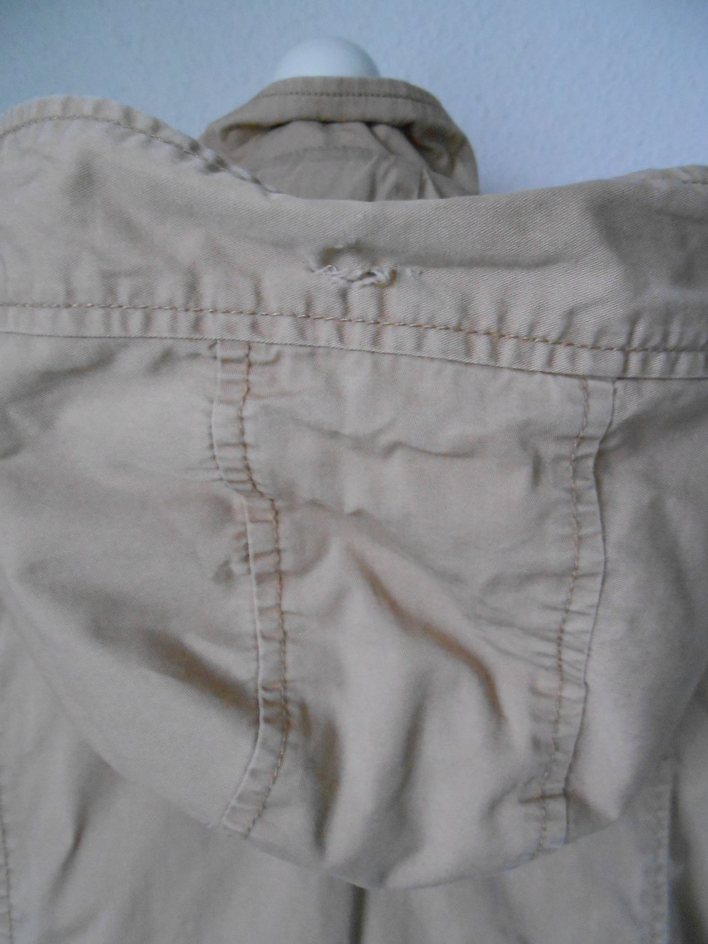 Windjacke Kapuze 38 beige braun