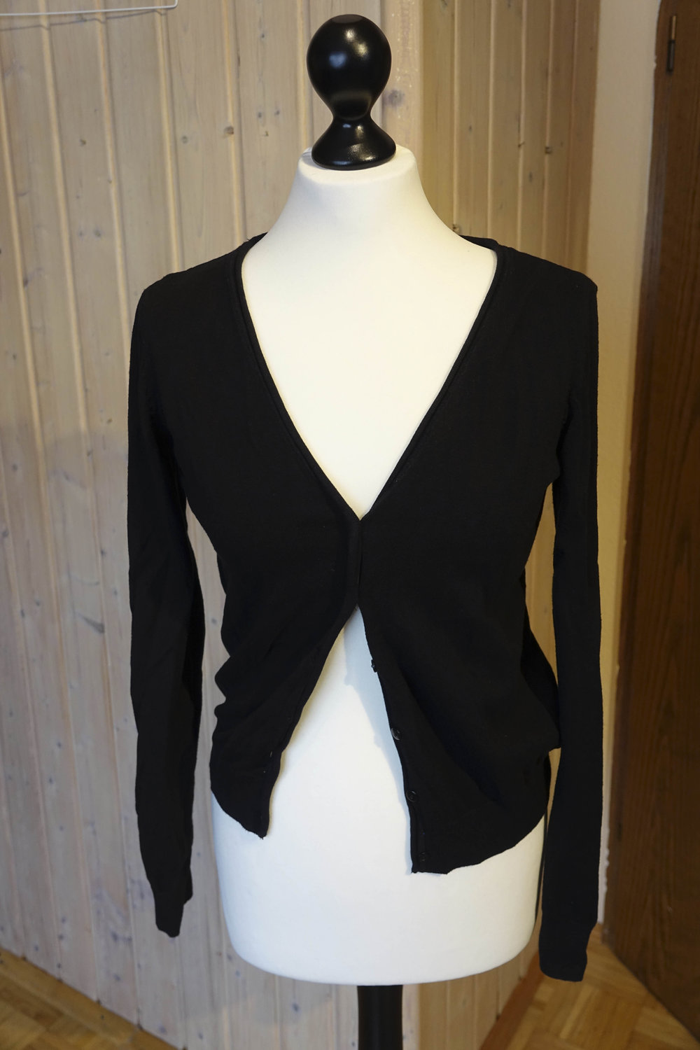 Basic Cardigan Schwarz