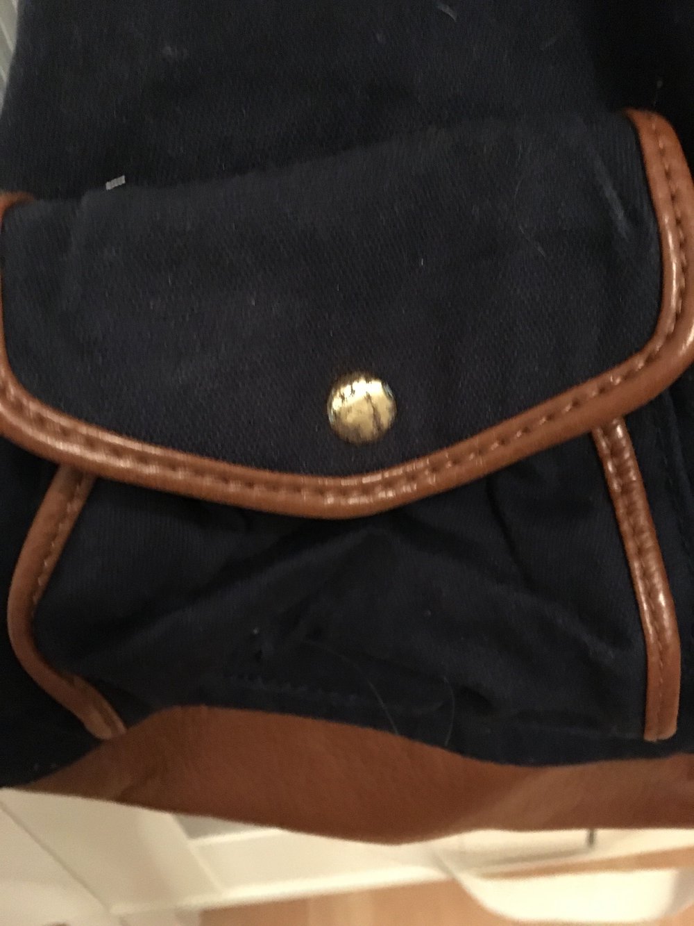 Tasche shopper blau h&m